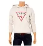 2012 guess veste mode hoodie lavez petites blanc